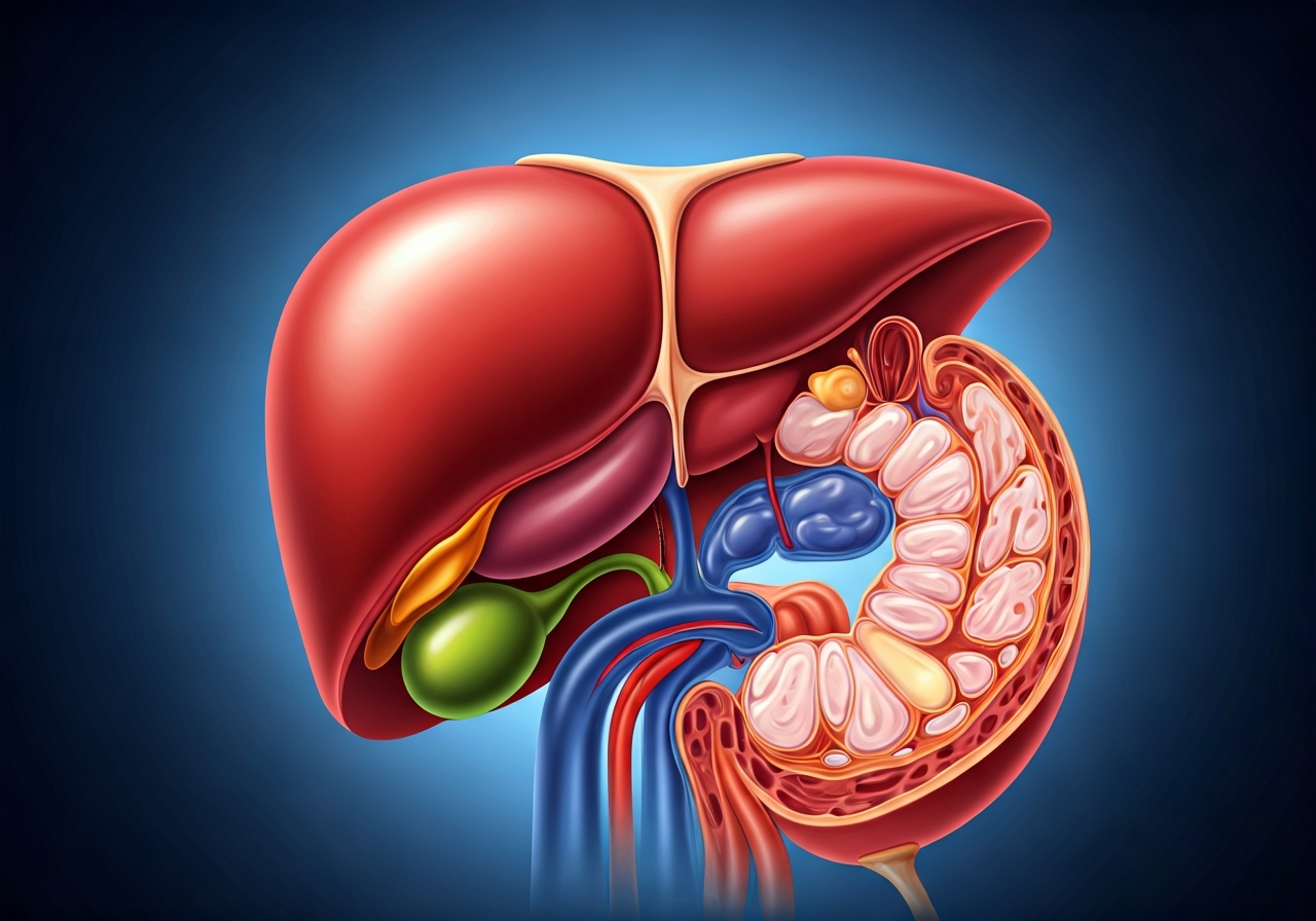 Kocovina: Jak ji zastavit do 5 minut (Návod 2026) 2 A scientific illustration showing the internal process of alcohol metabolism in the human liver and the resulting inflammatory response in the body.