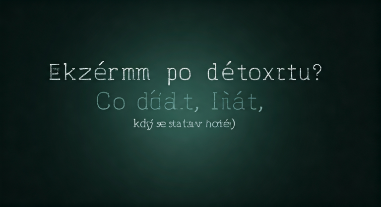 Ekzém po detoxu: Co dělat? (Rychlá pomoc 2026)