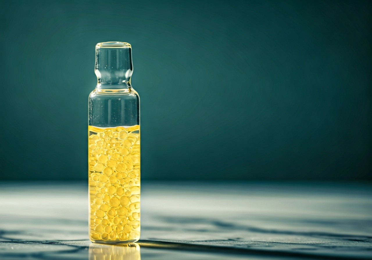 Polyp a cholesterol: Máte se bát? (Fakta 2026) 3 A conceptual high-end editorial shot representing metabolic health, a clean glass laboratory vial containing lipid particles, juxtaposed with a close-up healthy organic vegetable texture on a marble surface, soft natural light, minimalist medical aesthetic, 85mm lens, depth of field, no text, no letters.