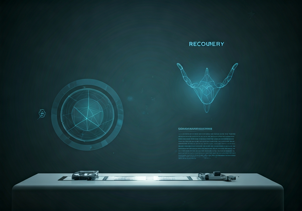 A professional conceptual visualization of a recovery timeline, modern clinical setting, minimalist medical aesthetic, soft natural light, 85mm lens, high resolution, no text, no words, no letters